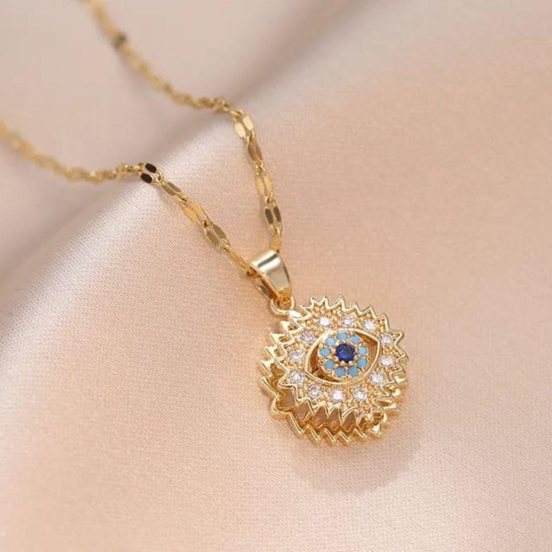 Dazzling Evil eye Neckpiece