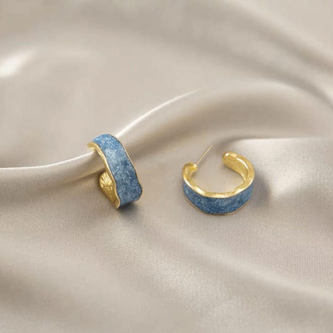 Blind Date coloured Hoop Earrings