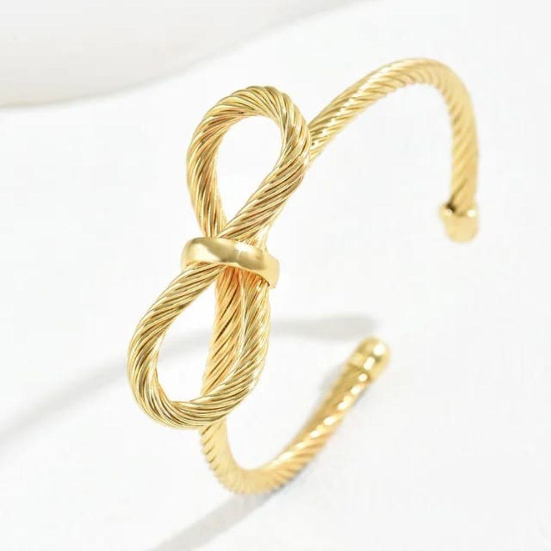 Golden Bow Bracelet