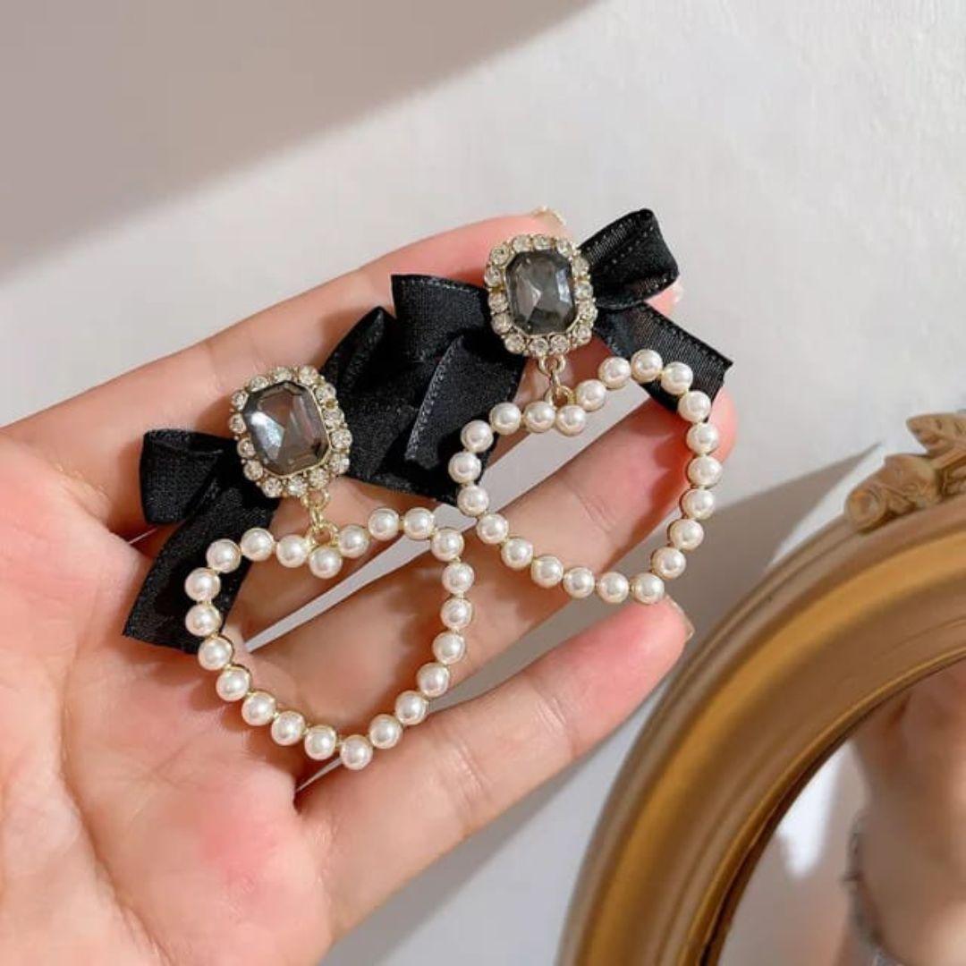 Bling Blogger Bow Earrings