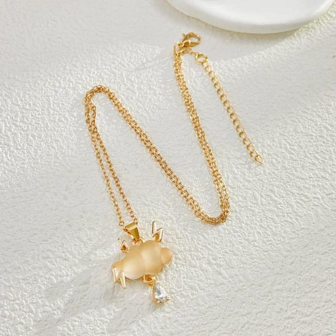 Rain Cloud & Bolt Pendant