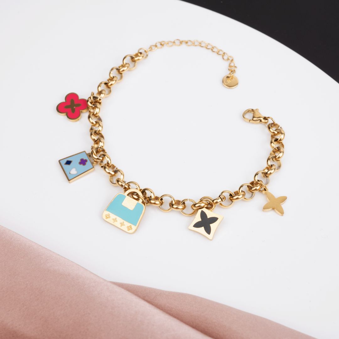 Multicolor Charm Bracelet