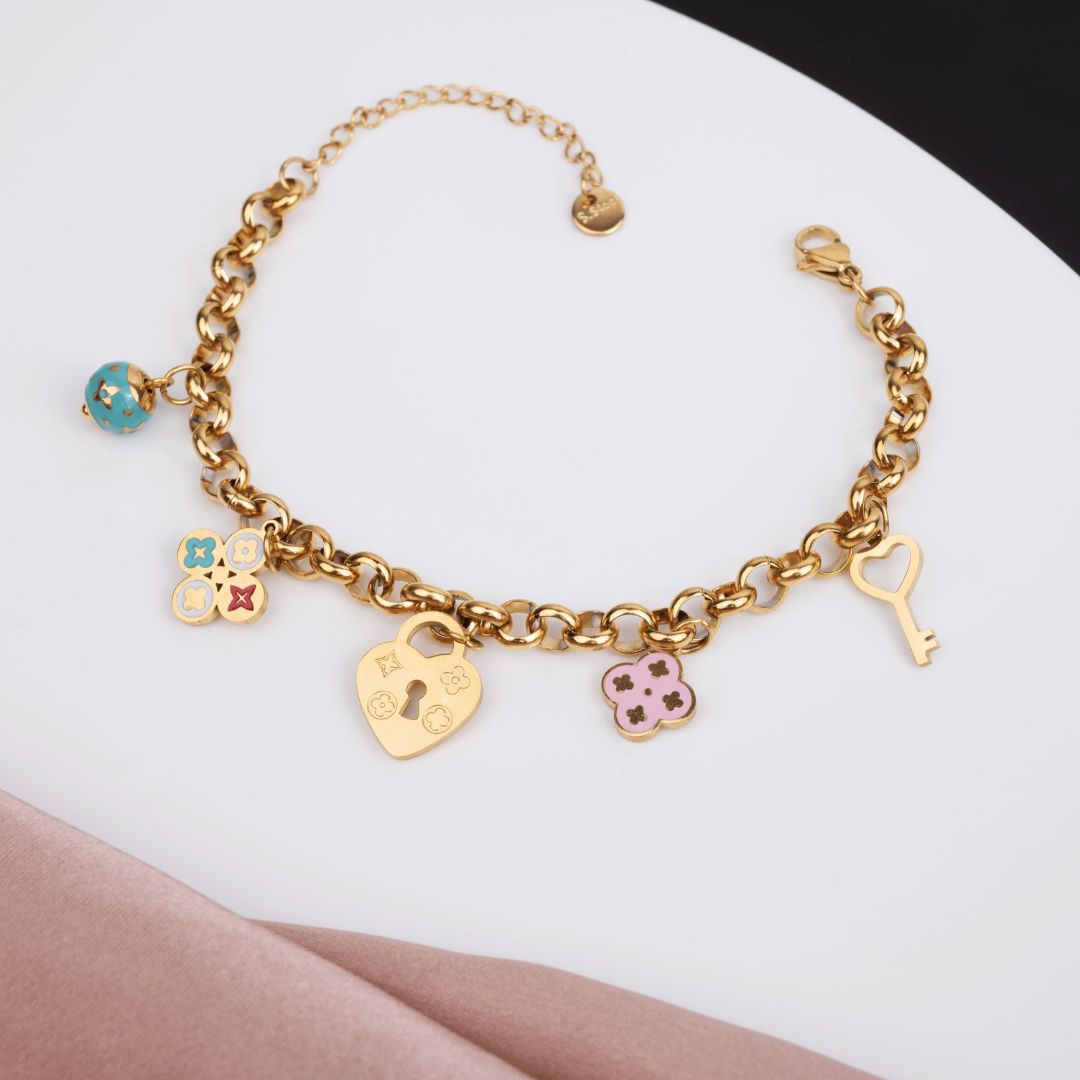 Multicolor Charm Bracelet