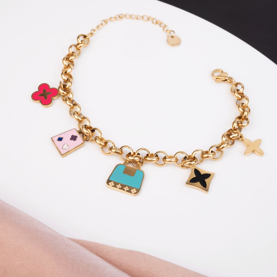 Multicolor Charm Bracelet