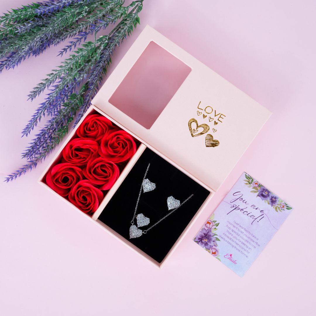 Bling Heart Combo Gift Set