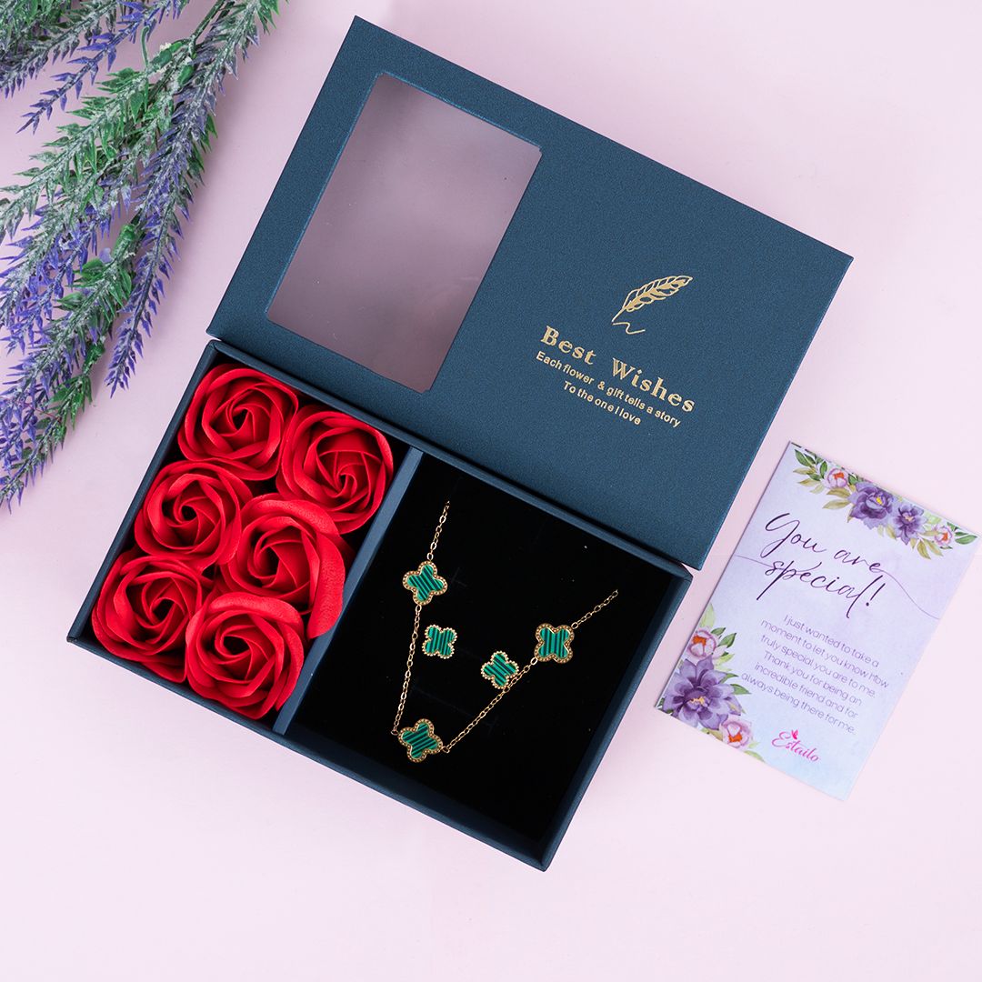 Emerald Clover Gift Combo Set