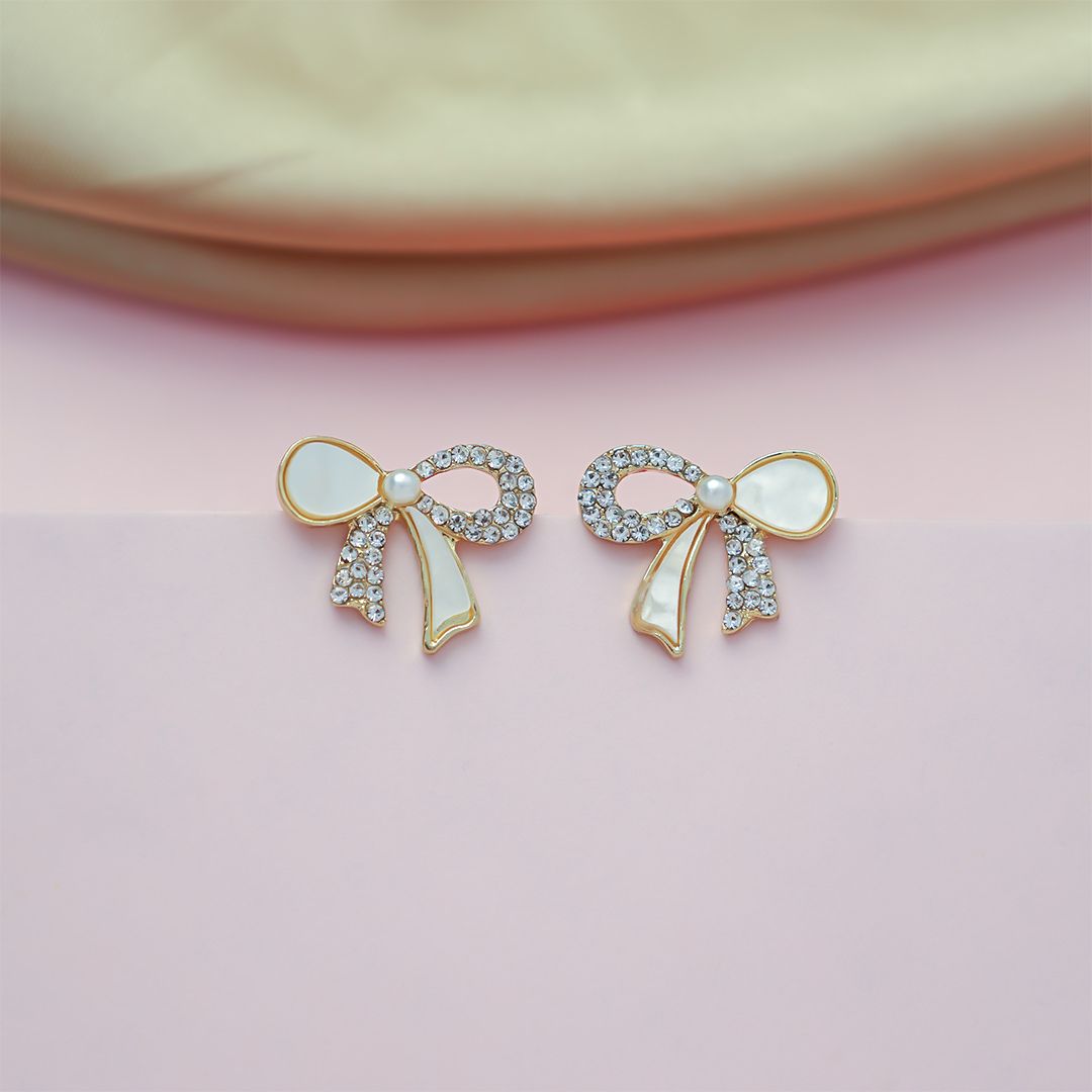 Bling Blogger Bow Earrings