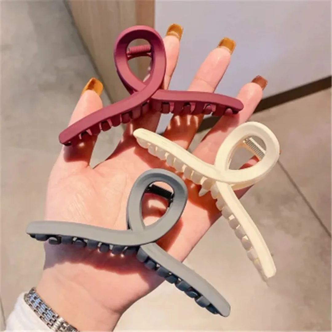 Classy matte hair claw (pack of 1)