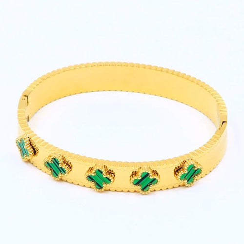 Gilded Elegance Statement Bracelet
