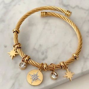 Infinity Gold Charm Bracelet