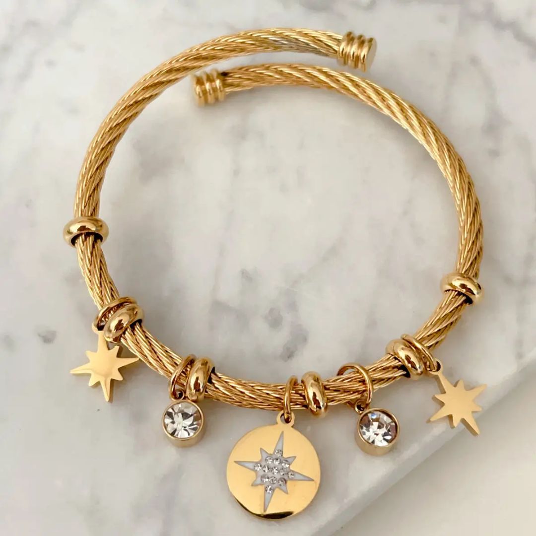 Infinity Gold Charm Bracelet