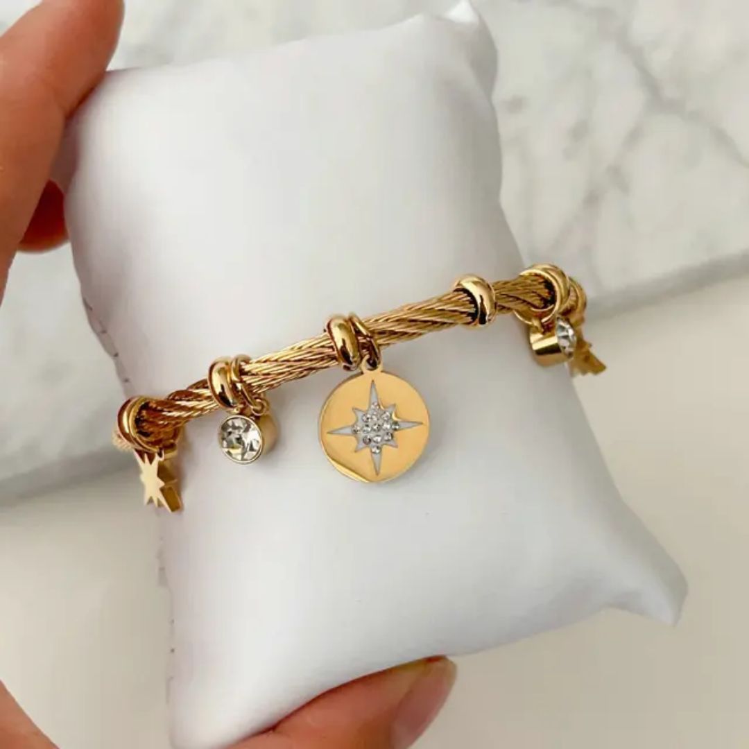 Infinity Gold Charm Bracelet