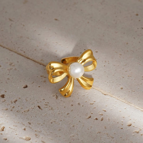 A Pearl Of Bow Ring