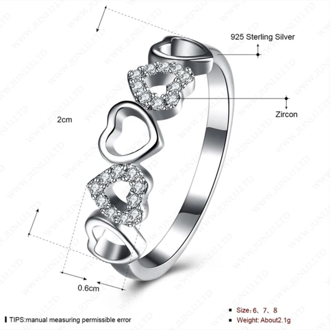 Bling Blogger Heart Ring