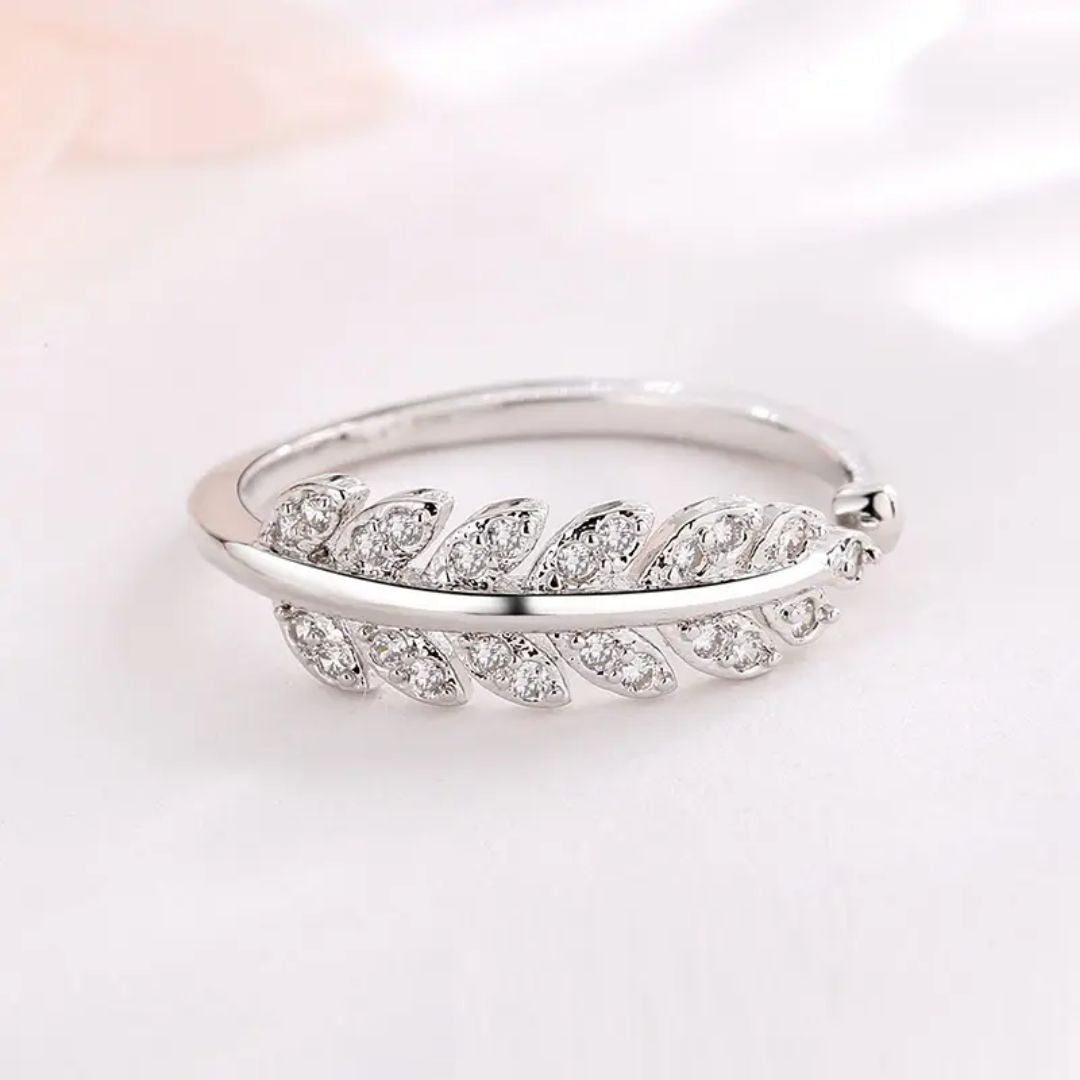 Gilded Leaf Ring