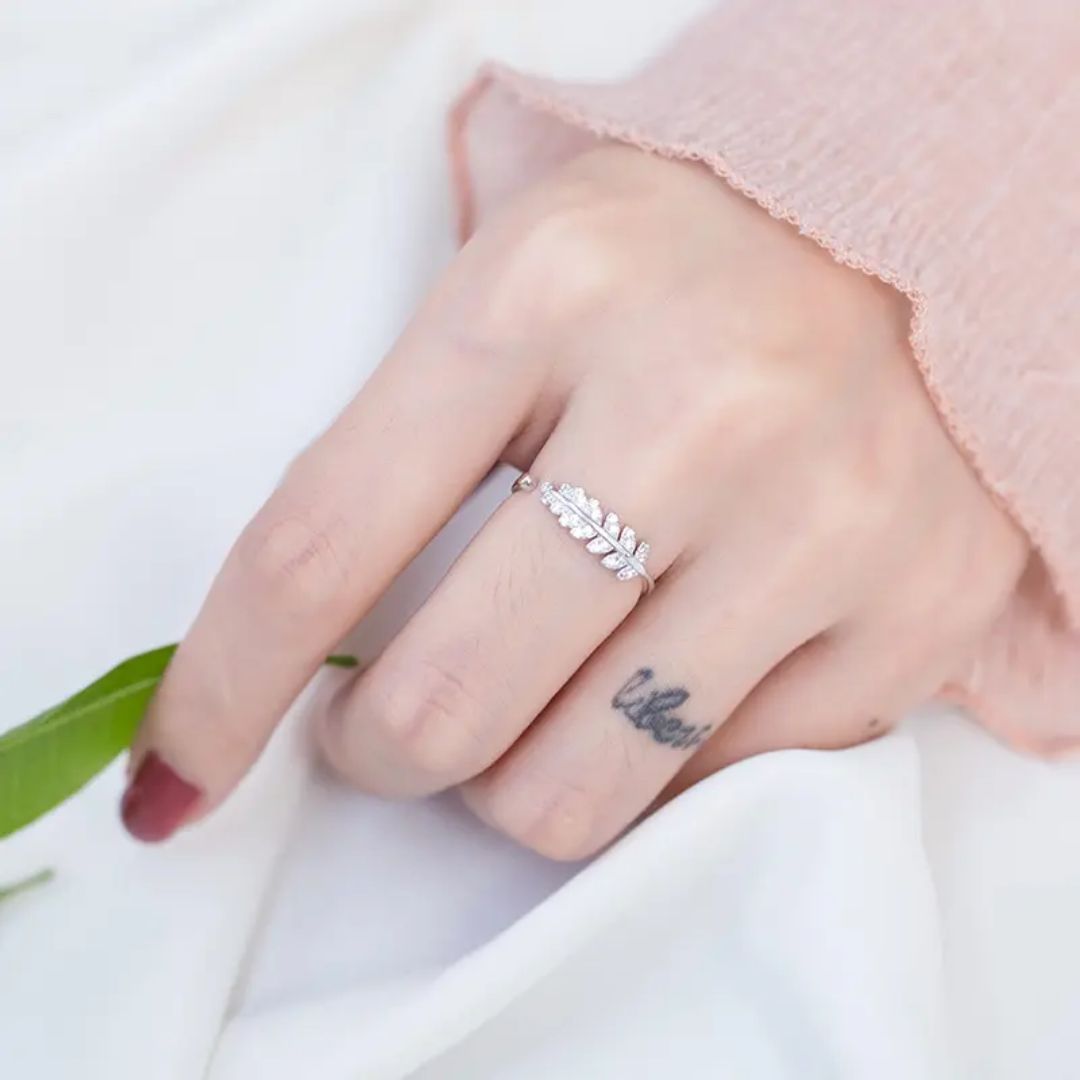 Gilded Leaf Ring