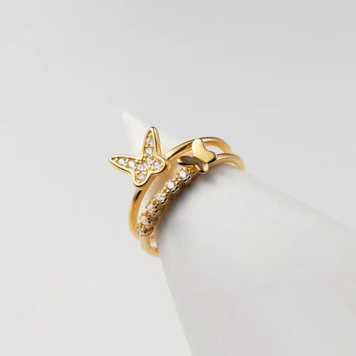 Radiant Butterfly Ring