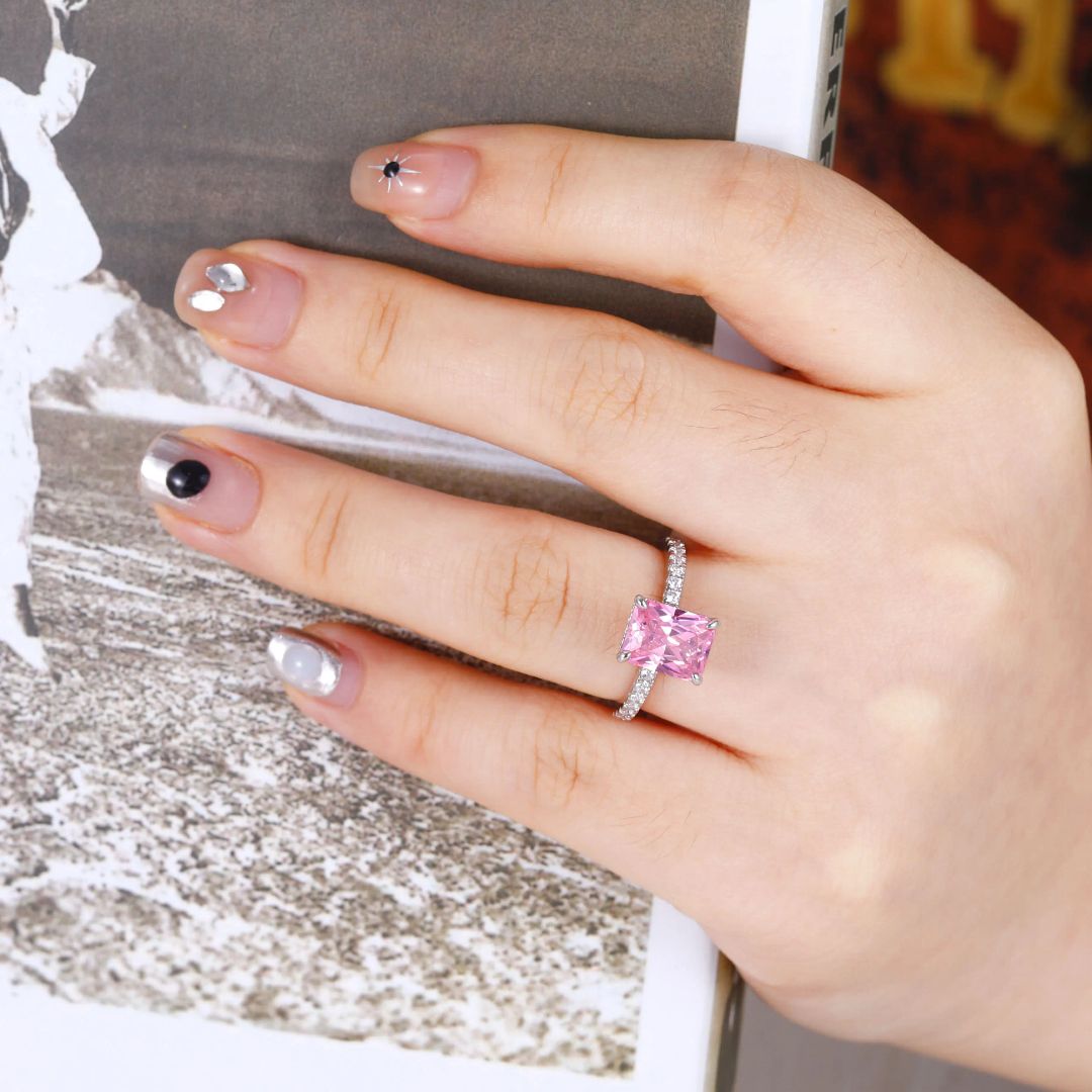 Pink Zirconia Ring