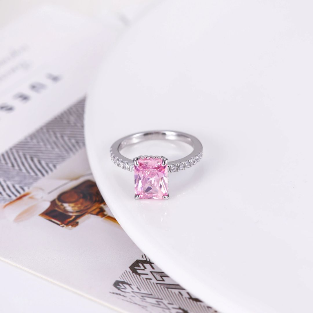 Pink Zirconia Ring