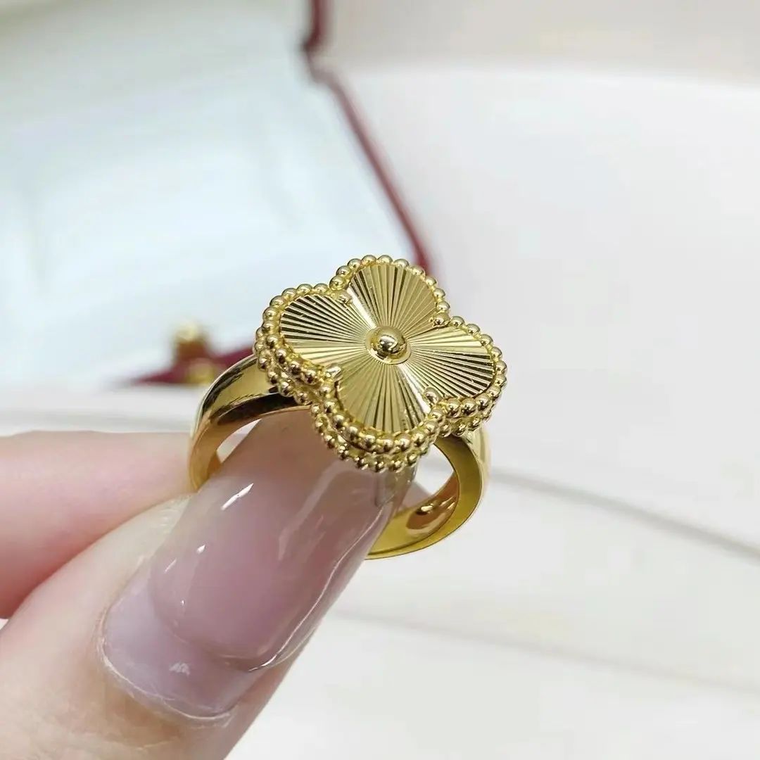 Golden Clover Ring