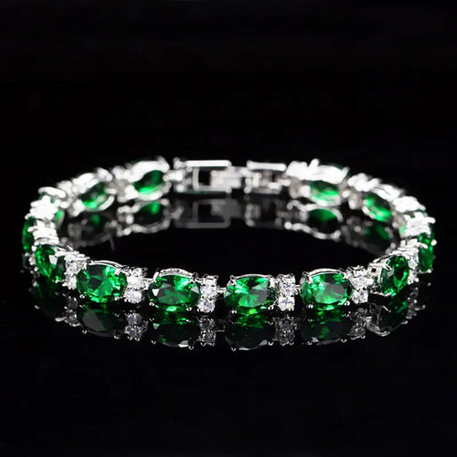 Crystal Emerald Bracelet
