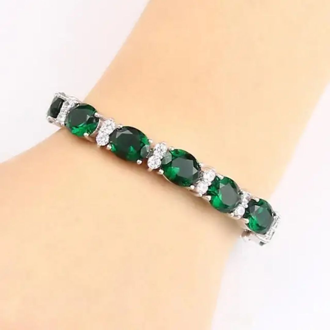 Crystal Emerald Bracelet
