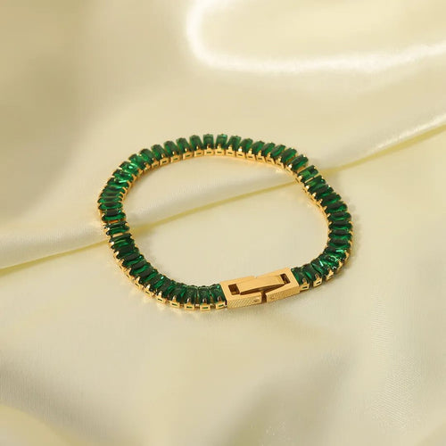 Emerald Crystal Bracelet