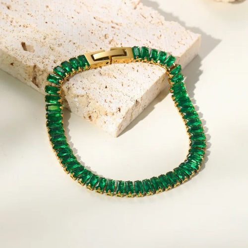 Emerald Crystal Bracelet