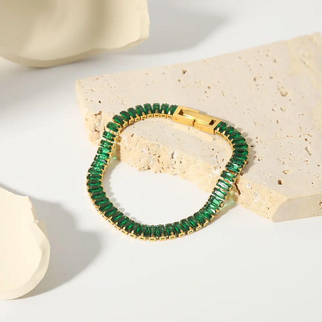 Emerald Crystal Bracelet