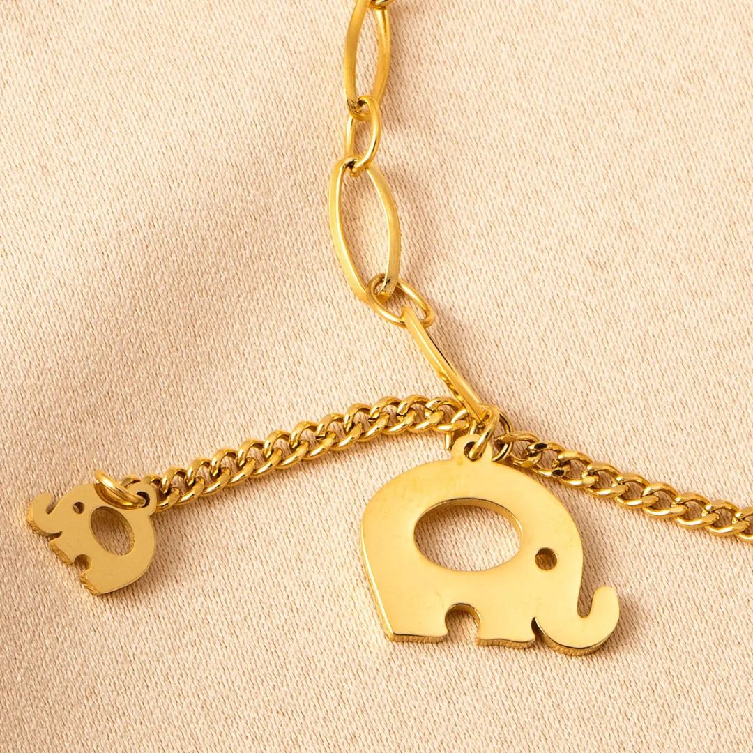 Elephant Charm Bracelet