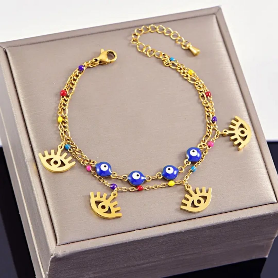 Evil Eye Conic  Bracelet