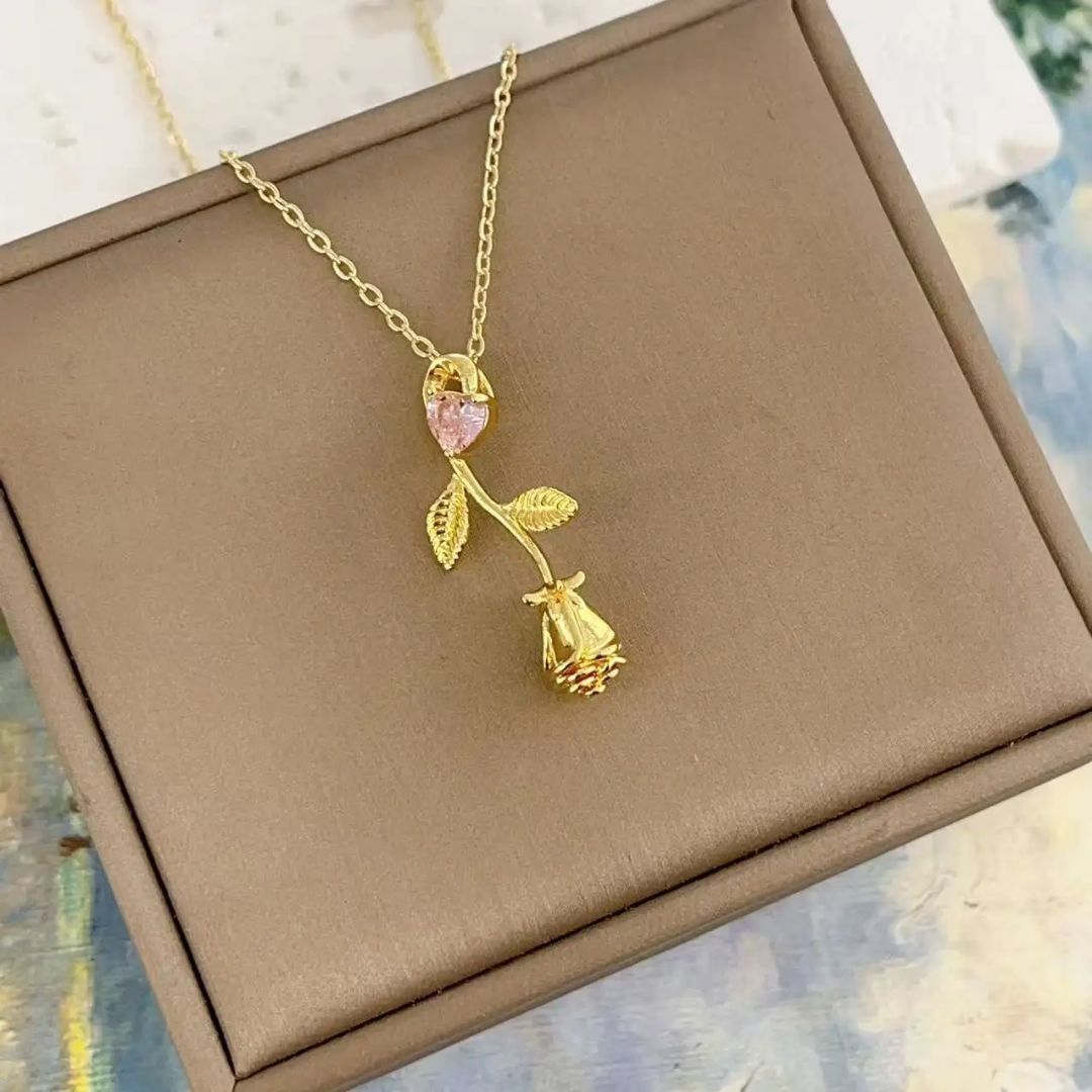 Eternal Rose Love Necklace