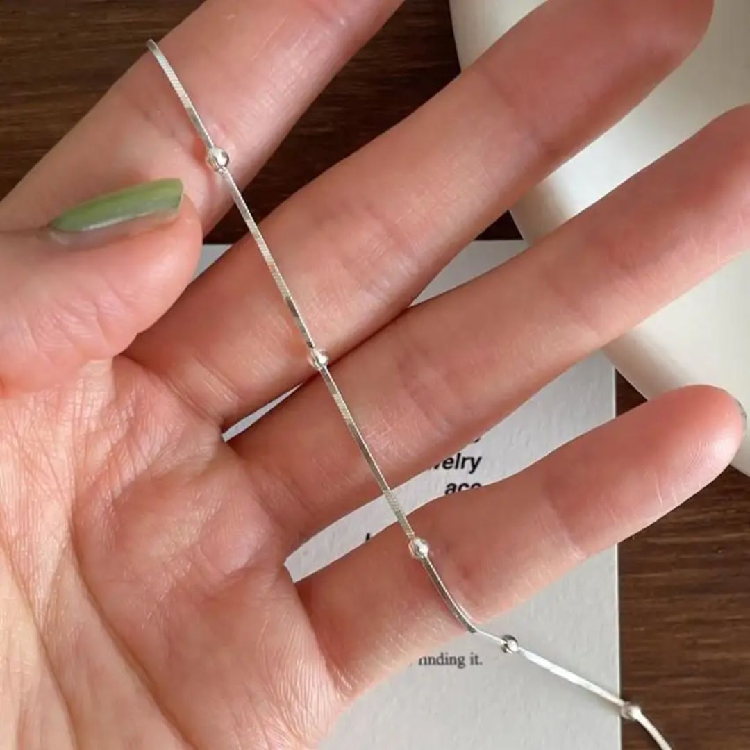 Delicate Silver Anklet