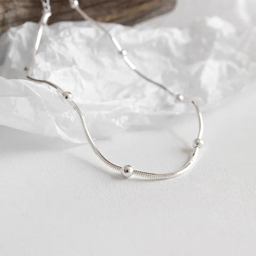 Delicate Silver Anklet