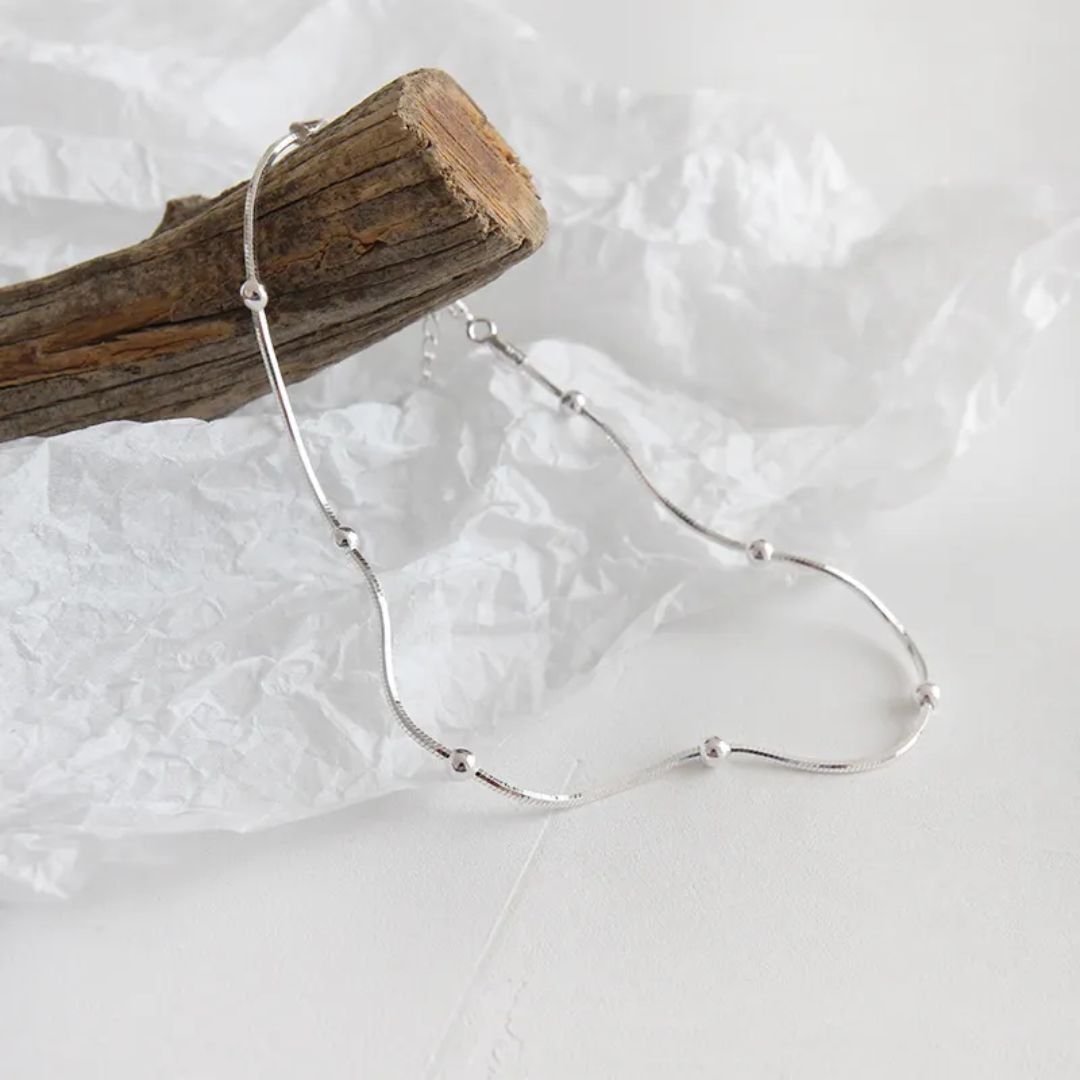 Delicate Silver Anklet
