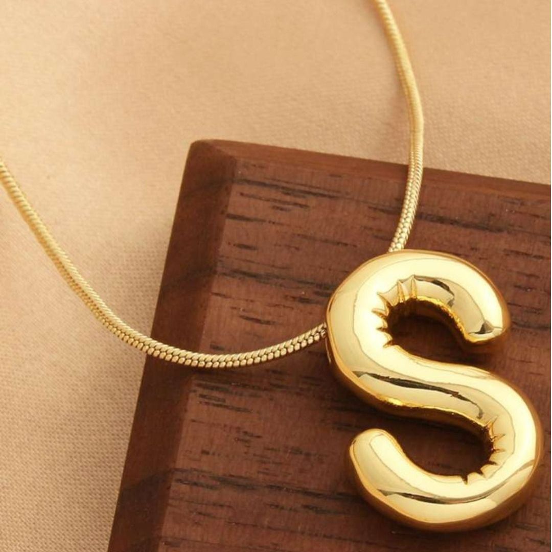 Chunky Letter Neckpiece