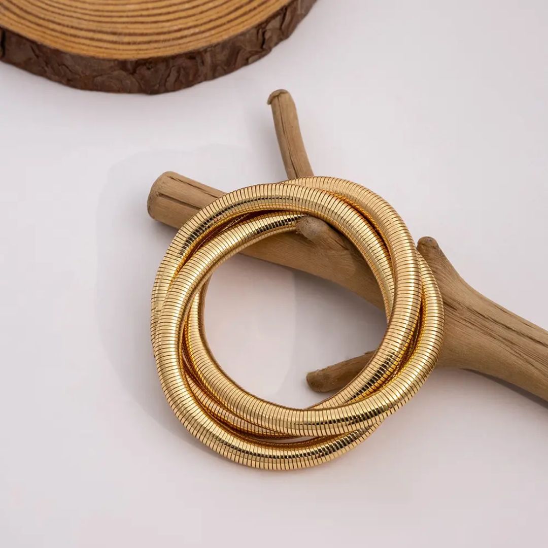 Golden Coil Bracelet
