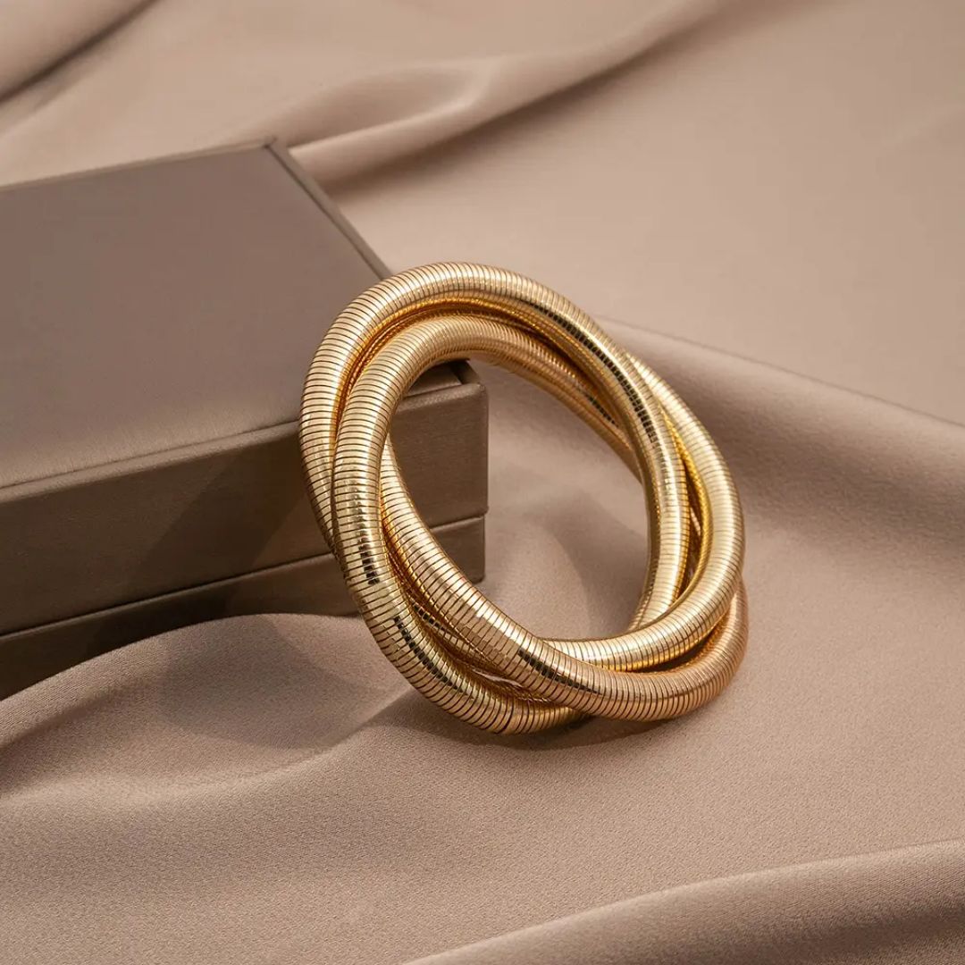 Golden Coil Bracelet