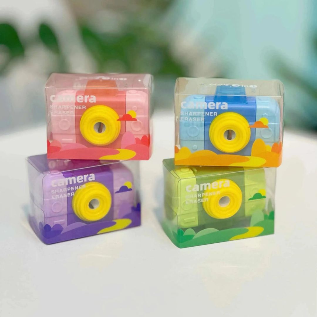Camera Eraser Sharpener