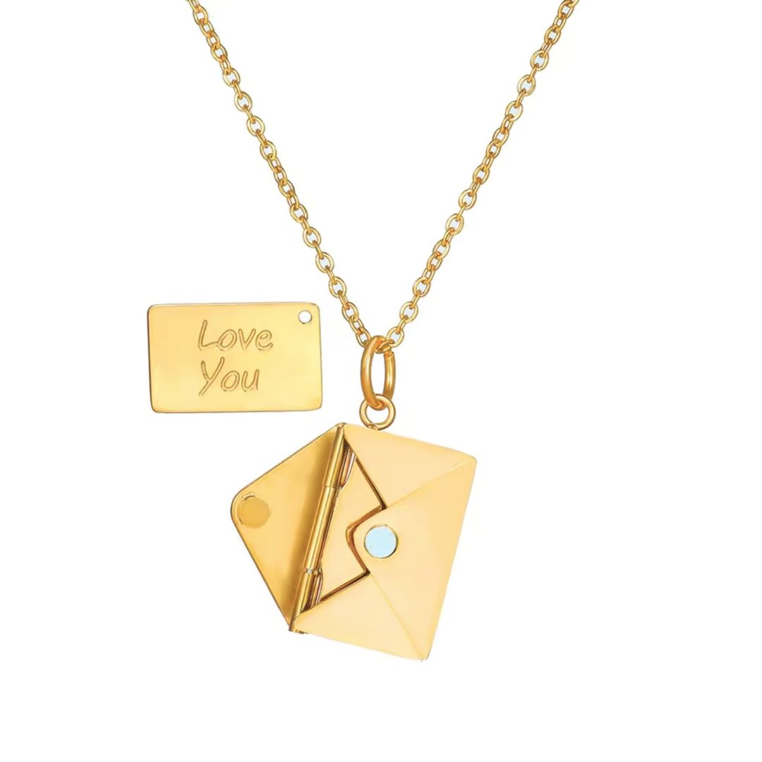 Envelope Love Letter Necklace