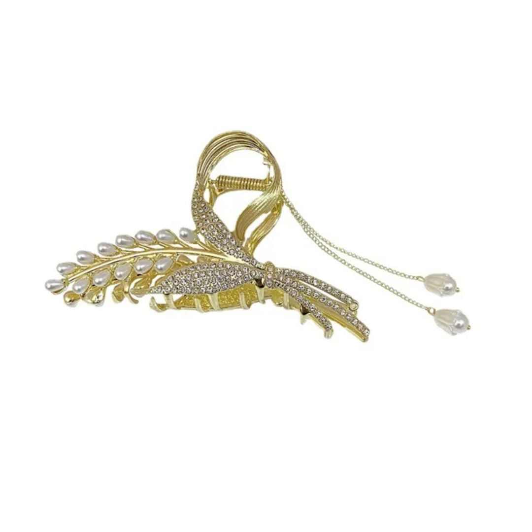 Crystal Tulip Hair Claw
