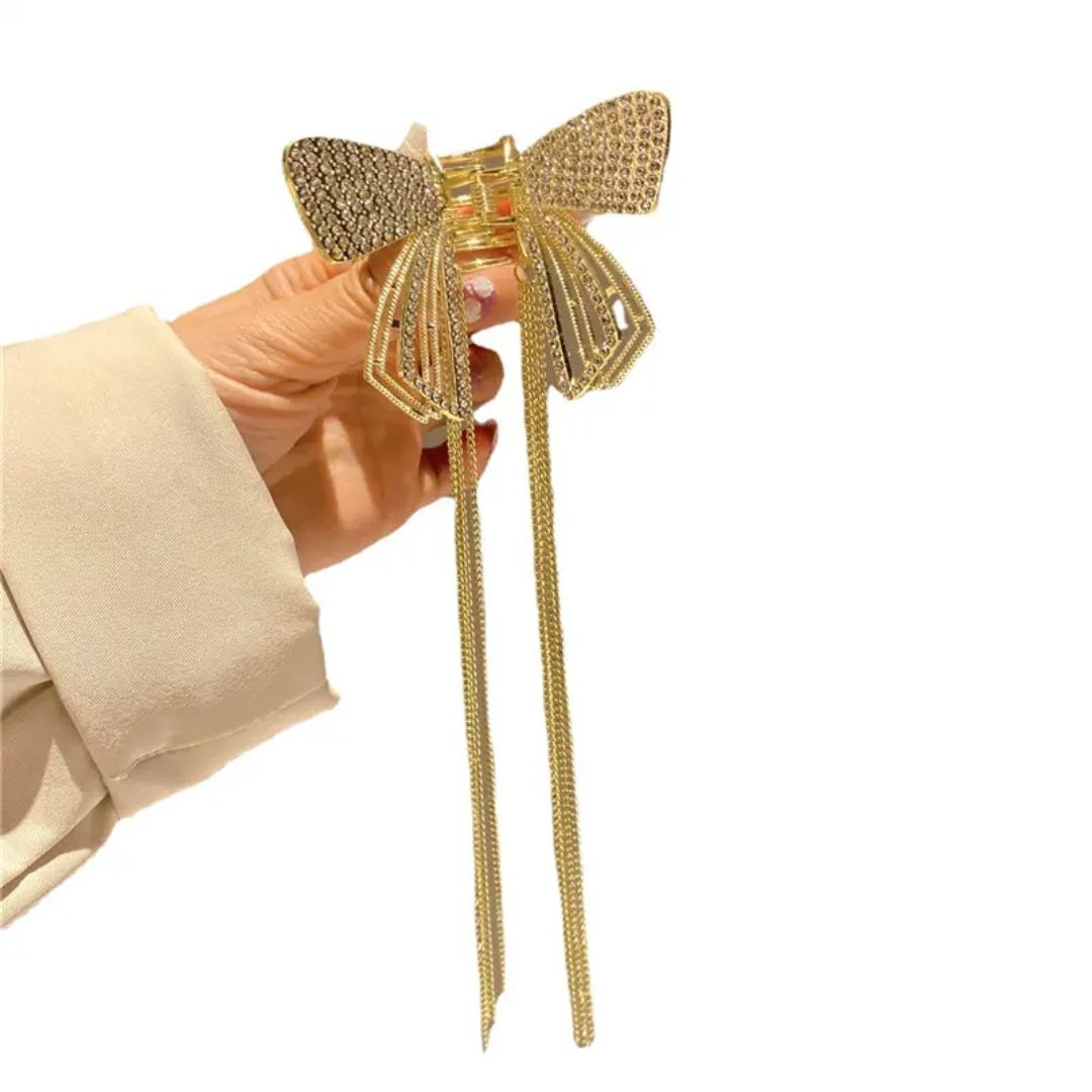 Dazzling Bow Hair Clip