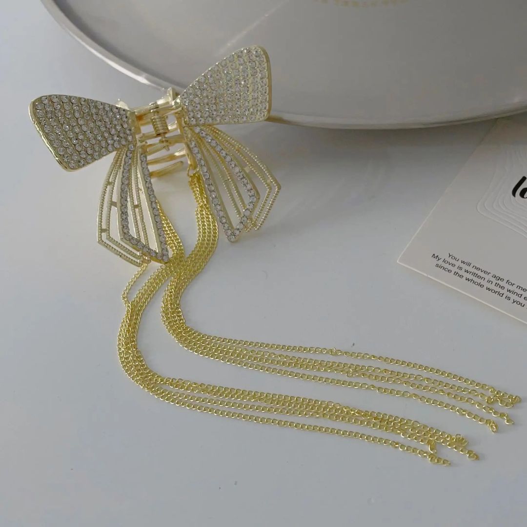 Dazzling Bow Hair Clip