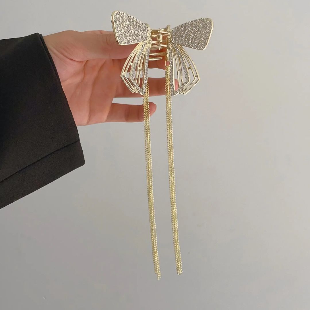 Dazzling Bow Hair Clip