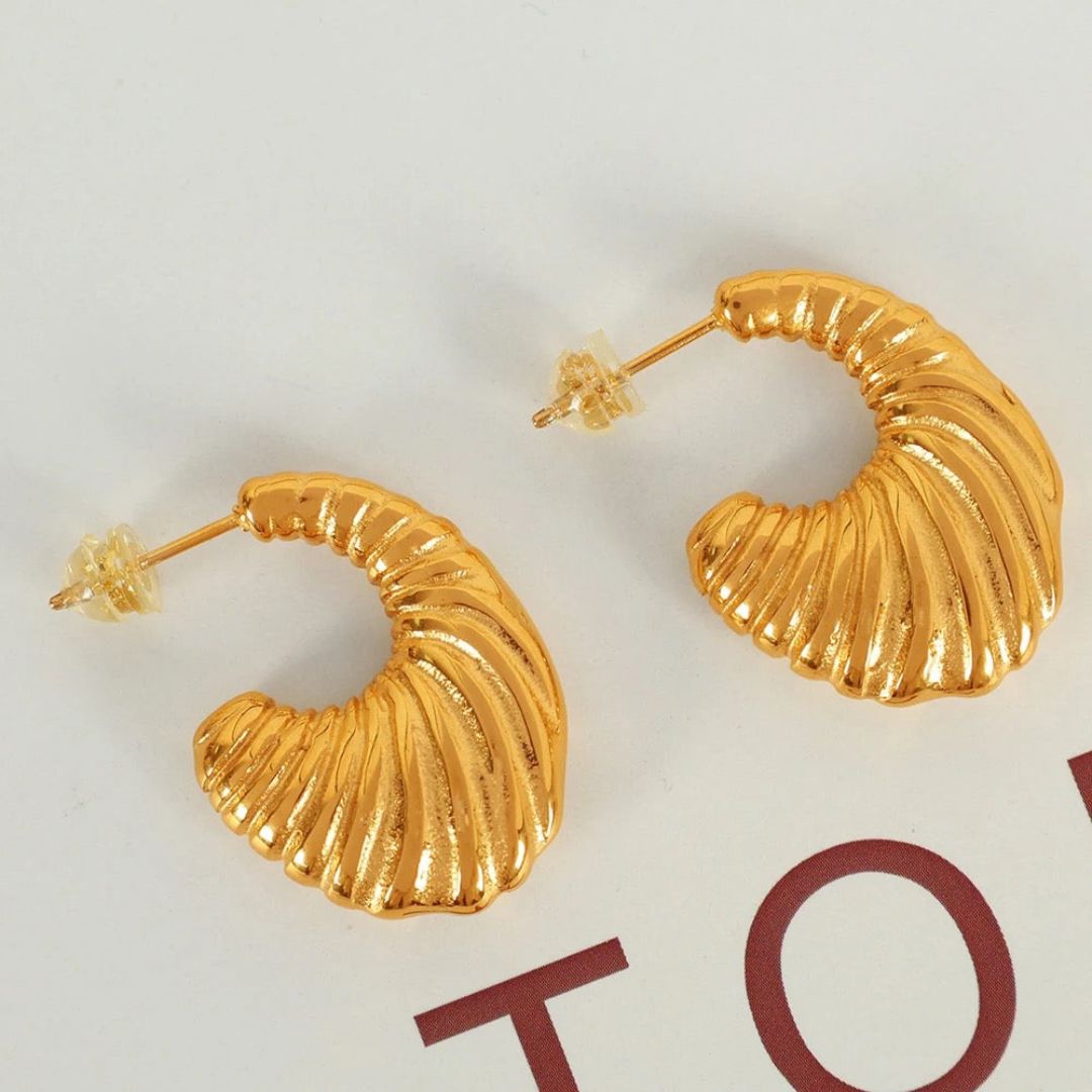 Golden Hoops Earring