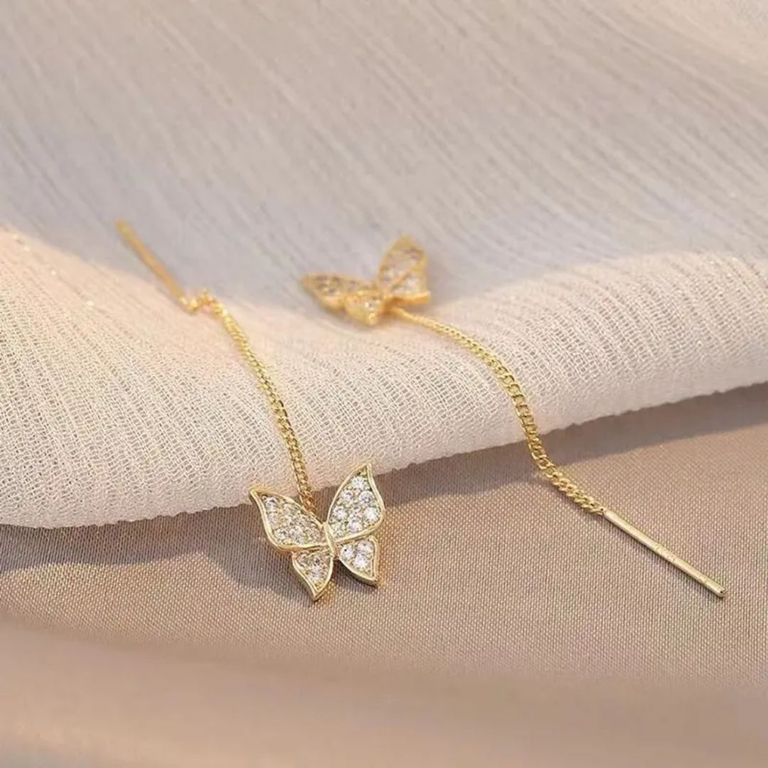 Ethereal Wings chain Earrings