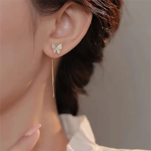 Ethereal Wings chain Earrings