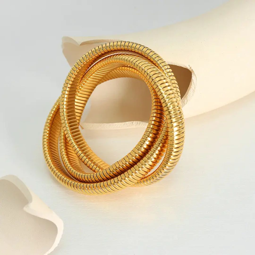 Golden Coil Bracelet
