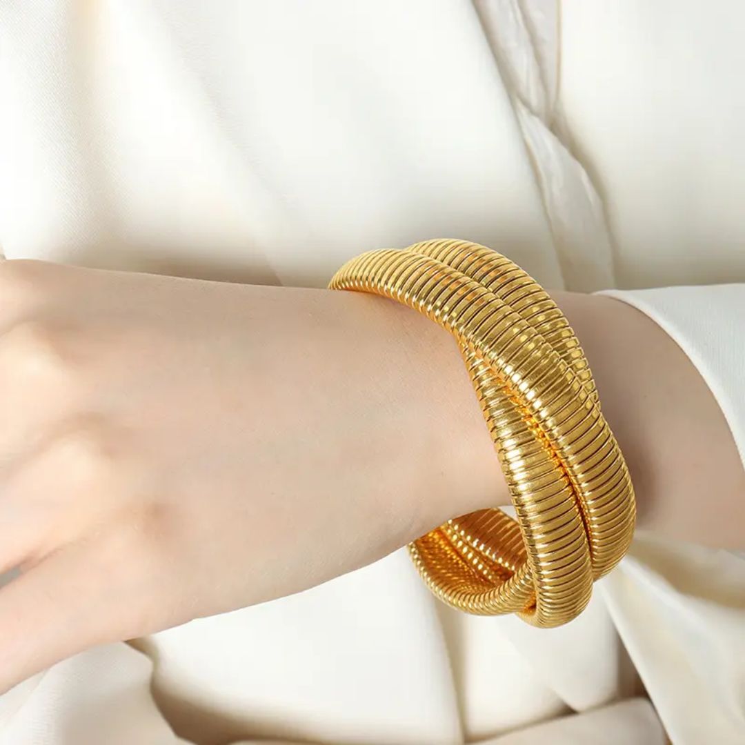 Golden Coil Bracelet