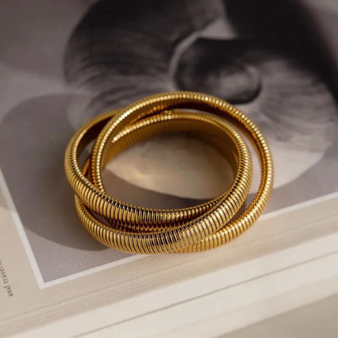 Golden Coil Bracelet
